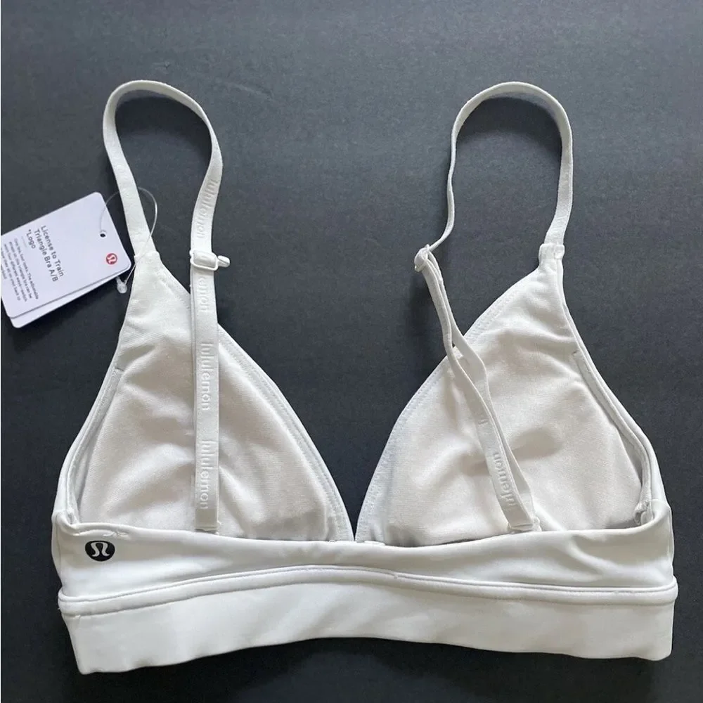 NWT 6 Lululemon License To Train Triangle Bra A/B Cup Vapor Convertible Sports